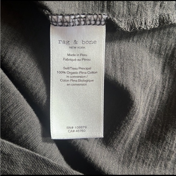 Rag & Bone Rose Script Jersey Tee - Picture 10 of 12